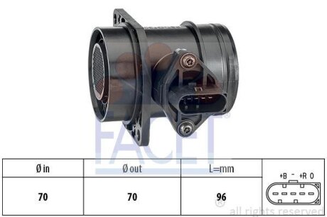 Витратомір повітря FACET 10.1509