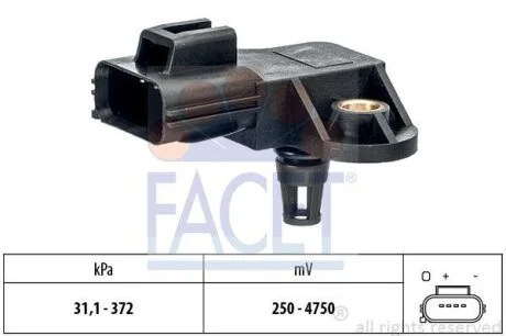 Датчик тиску повітря FACET 10.3250