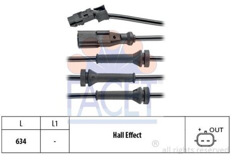 Датчик ABS FACET 21.0056