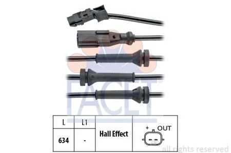 Датчик ABS FACET 21.0056