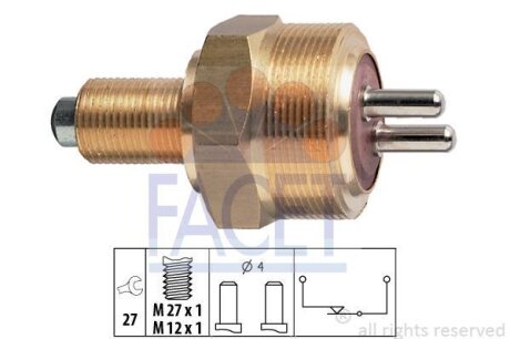 Датчик заднього ходу FACET 7.6100