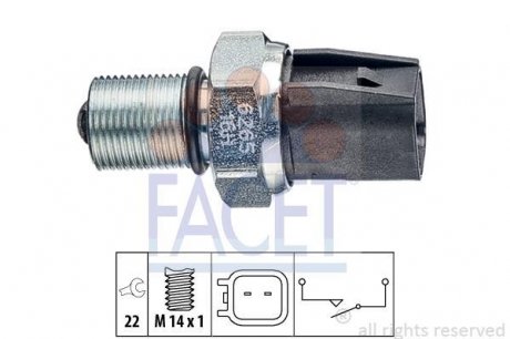 Датчик заднього ходу FACET 7.6265