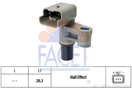 Датчик положення розподільного валу FACET 9.0462