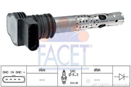 Котушка запалення FACET 9.6329
