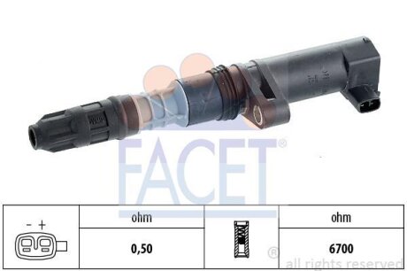 Котушка запалення FACET 9.6332