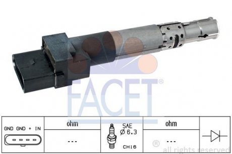 Котушка запалювання FACET 9.6334