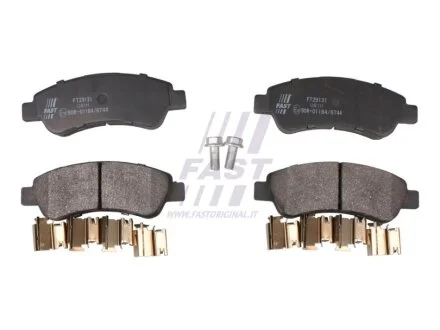 Колодки гальмівні дискові задні FIAT Ducato 06-14; PEUGEOT Boxer 06-14, Boxer 14-; CITROEN Jumper 06-14, Jumper 14- FAST FT29131