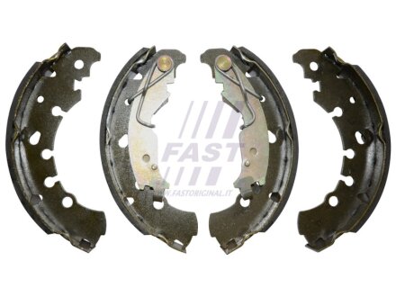 Колодки гальмівні барабанні FIAT Fiorino 07-, Grande Punto 05-10, Punto 09-18, Qubo 08-19, Panda 11-, Panda 03-12; PEUGEOT Bipper 08-17; CITROEN Nemo 08-17; OPEL Corsa D 06-15, Adam 13-19; LANCIA Ypsilon 03-11, Ypsilon 12- FAST FT30060