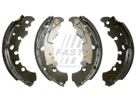 Колодки гальмівні барабанні FIAT Fiorino 07-, Grande Punto 05-10, Punto 09-18, Qubo 08-19, Panda 11-, Panda 03-12; PEUGEOT Bipper 08-17; CITROEN Nemo 08-17; OPEL Corsa D 06-15, Adam 13-19; LANCIA Ypsilon 03-11, Ypsilon 12- FAST FT30060