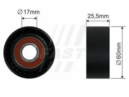 - НАТЯГУВАЧ РЕМЕНЯ MICRO-V FIAT DUCATO 02> РОЛИК 2.0 JTD FAST FT44534