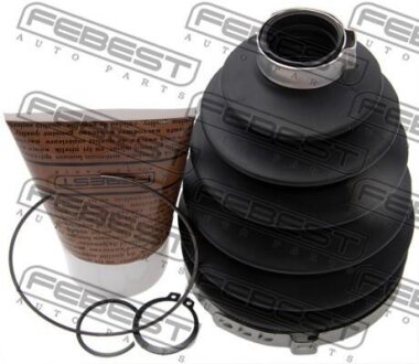 Ремонтний комплект пильника шарніра рівних кутових швидкостей, з елементами монтажу FEBEST 0417P-V75