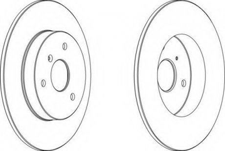 Гальмівний диск FERODO DDF1111