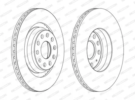 Гальмівний диск FERODO DDF1503C