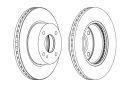 Гальмівний диск FERODO DDF1740