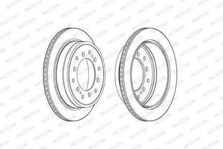 Гальмівний диск FERODO DDF2505C