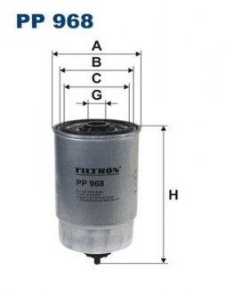 Фільтр FILTRON PP968 (фото 1)