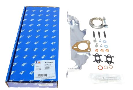 Комплект прокладок турбіни RENAULT Megane III 09-16, Duster 10-18; NISSAN NV200 10-; DACIA Duster 10-17, Logan 04-12 Fischer Automotive One (FA1) KT220420