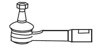 Наконечник поперечної кермової тяги + FRAP 3220