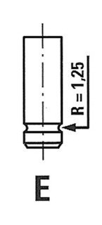 Клапан випускний FRECCIA R3695RCR