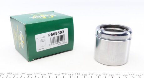 Поршень гальмівного супорта VW T5 03-15; RENAULT Scenic III 09-16; FORD Mondeo IV 07-15; BMW X5 E70 07-13; PEUGEOT Partner 08-; CITROEN Berlingo 08-18; VOLVO V70 07-16; LAND ROVER Freelander 06-14; JAGUAR XF 08-15; ALFA ROMEO 159 05-11; DS DS5 15-18 FRENKIT P605502