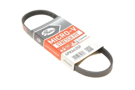 Ремінь Gates 4PK643SF