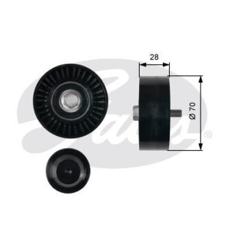 Шків привідного паса Gates T36430