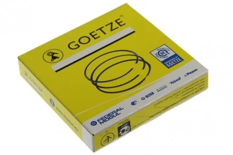 Комплект кілець поршневих з 3 шт. GOETZE 08-423400-00