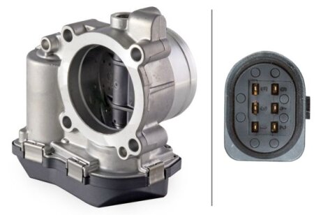 Дросельна заслінка 2.0FSI 16V VW PASSAT B6 05-10, Golf V 03-09, Jetta V 05-10, Golf Plus 05-14, Touran 03-10, EOS 06-15; AUDI A3 03-12; SKODA Octavia A5 04-13; SEAT Leon 05-12, Altea 04-09, Toledo III 04-09 HELLA 8UK007623-391