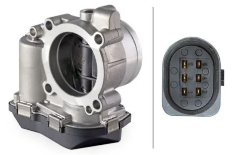 Дросельна заслінка 2.0FSI 16V VW PASSAT B6 05-10, Golf V 03-09, Jetta V 05-10, Golf Plus 05-14, Touran 03-10, EOS 06-15; AUDI A3 03-12; SKODA Octavia A5 04-13; SEAT Leon 05-12, Altea 04-09, Toledo III 04-09 HELLA 8UK007623-391