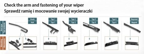 Щітка склоочисника каркасна, для комерційного транспорту 26" (650мм) HELLA 9XW184107261