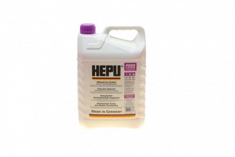 Антифриз-концентрат G12+, 5л. фіолетовий HEPU P999G12PLUS005