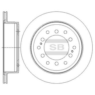 Гальмівний диск Hi-Q (SANGSIN) SD4027