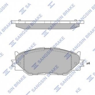 Hi-q колодки передние Hi-Q (SANGSIN) SP1543