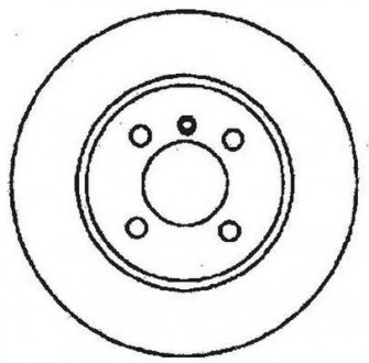 Гальмівний диск передній BMW 3-Series, Z1 Jurid 561324JC