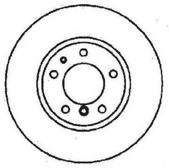 Гальмівний диск передній BMW 5-Series Jurid 561476JC