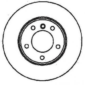 Гальмівний диск передній BMW 3-Series, Z3, Z4 / Alpina Roadster S Jurid 561551JC