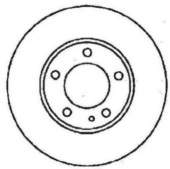 Гальмівний диск задній BMW 3-Series / Hyundai Veloster Jurid 561552JC