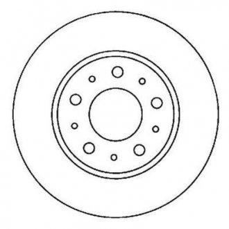 Гальмівний диск передній Volvo 850, 940, C70, S70, S90, V70, V90, XC70 (1996->) Jurid 561866JC (фото 1)