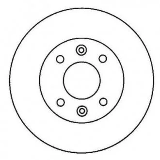 Гальмівний диск передній Renault Clio, Kangoo, Megane, Twingo / Nissan KubiStar / Dacia / Dodge Jurid 561997JC