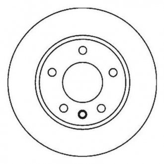 Гальмівний диск передній BMW 5-Series (1996->) Jurid 562035JC