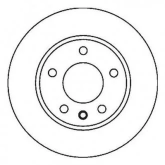 Гальмівний диск передній VW Polo / Bora / Golf / Audi / Seat / Skoda Jurid 562040JC