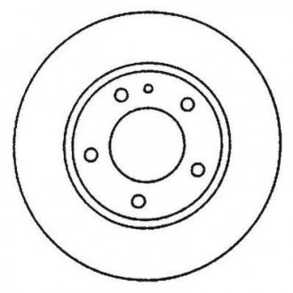 Гальмівний диск передній MERCEDES-BENZ A-CLASS Jurid 562049J