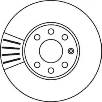 Гальмівний диск передній Opel Astra G / Chevrolet Astra, Corsa Jurid 562069JC