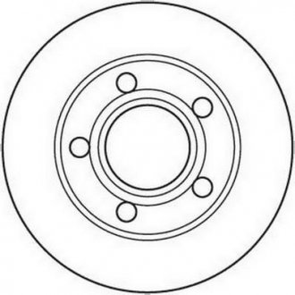 Гальмівний диск задній Audi A6 (1997->) Jurid 562089JC