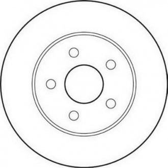 Гальмівний диск задній Ford Mondeo / Jaguar X-type, S-type Jurid 562193JC