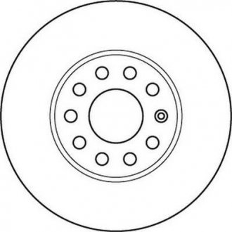 Гальмівний диск передній VW Caddy, Golf / Audi A3 / Seat Leon / Skoda Octavia Jurid 562235JC