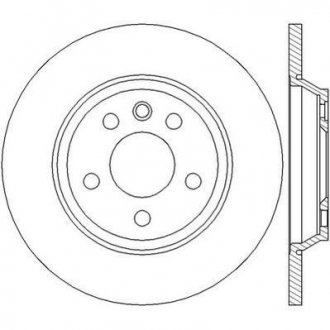 Гальмівний диск задній Ford Galaxy I / Seat Alhambra / VW Sharan, Transporter IV Jurid 562448JC