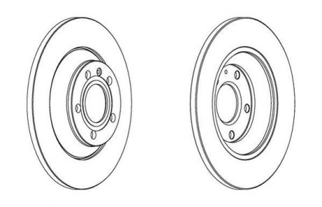 Гальмівний диск задній Audi A6 (2006->) (для ТЗ з електричним стоянковим гальмом) Jurid 562504JC
