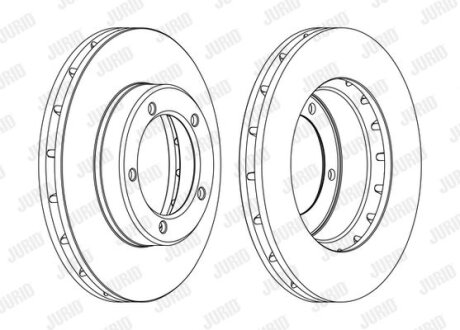 - Гальмівний диск Jurid 562559JC-1