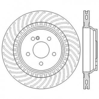 Гальмівний диск задній Mercedes S-Class (W221, W222, C216), SL (R230) Jurid 562568JC